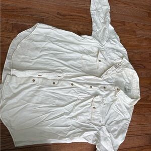 White Button-Up Shirt